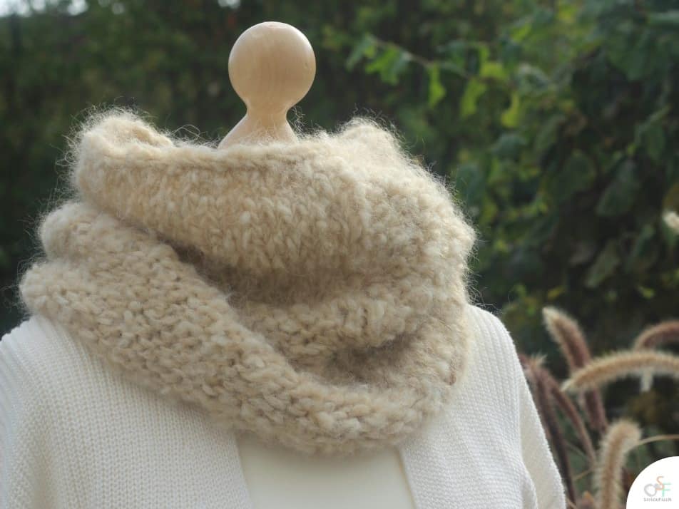 Tag der Wolle Design – Laponie Cowl – Strickanleitung