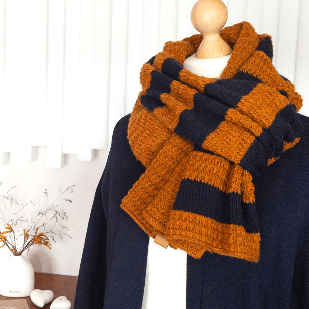 Strickanleitung Schal Refrain von Sandra Fischer